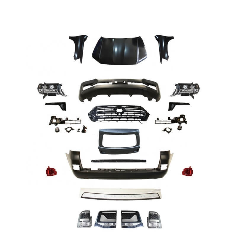Black Edition Body Kit for 2008-2015 Land Cruiser 200 Upgrade to 2016/2019 Models