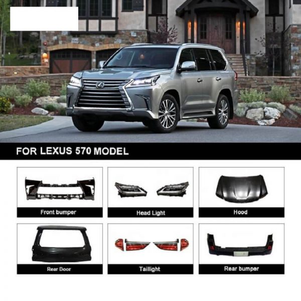 Body Kit for 2008-2016 Lexus 570 Upgrade to 2018 Model - 02